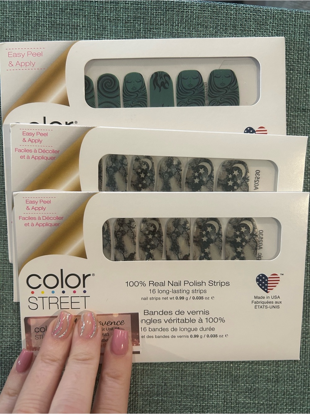 Color Street Nail Polish Strips Lot 3 NEW Sealed Dark Magic Halloween Celestial